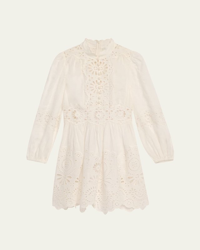 Acacia Broderie Mini Dress